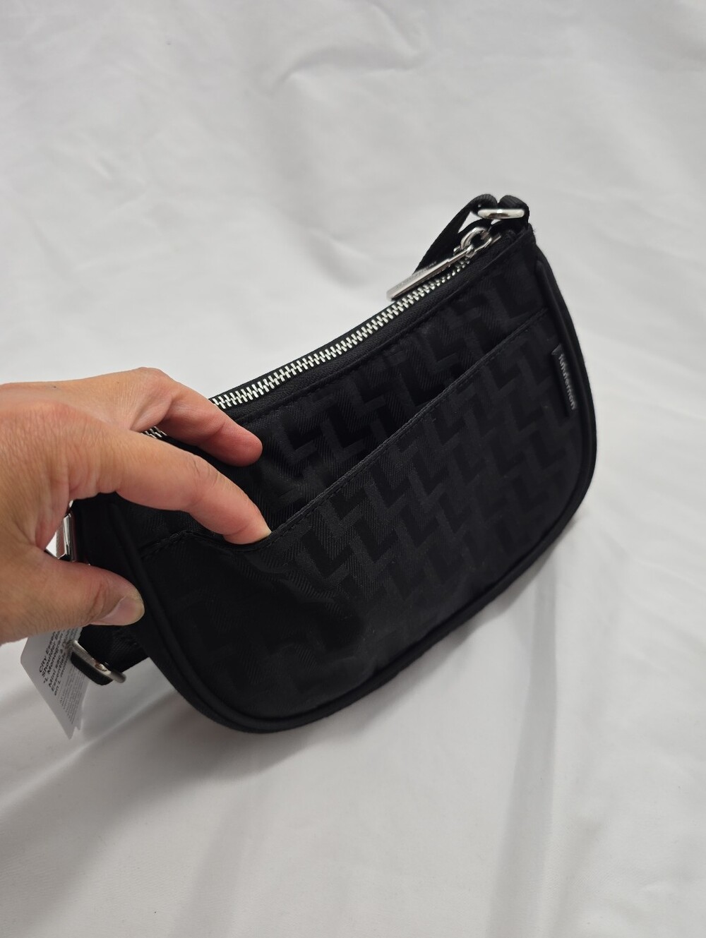 NWT Lululemon City Essentials Mini Shoulder Bag L Monogram Jacquard Black 1L - Picture 8 of 8